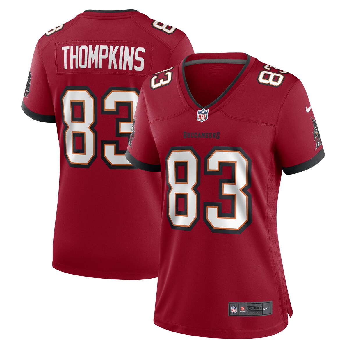 Deven Thompkins Tampa Bay Buccaneers Nike Womens Game Player Jersey Red