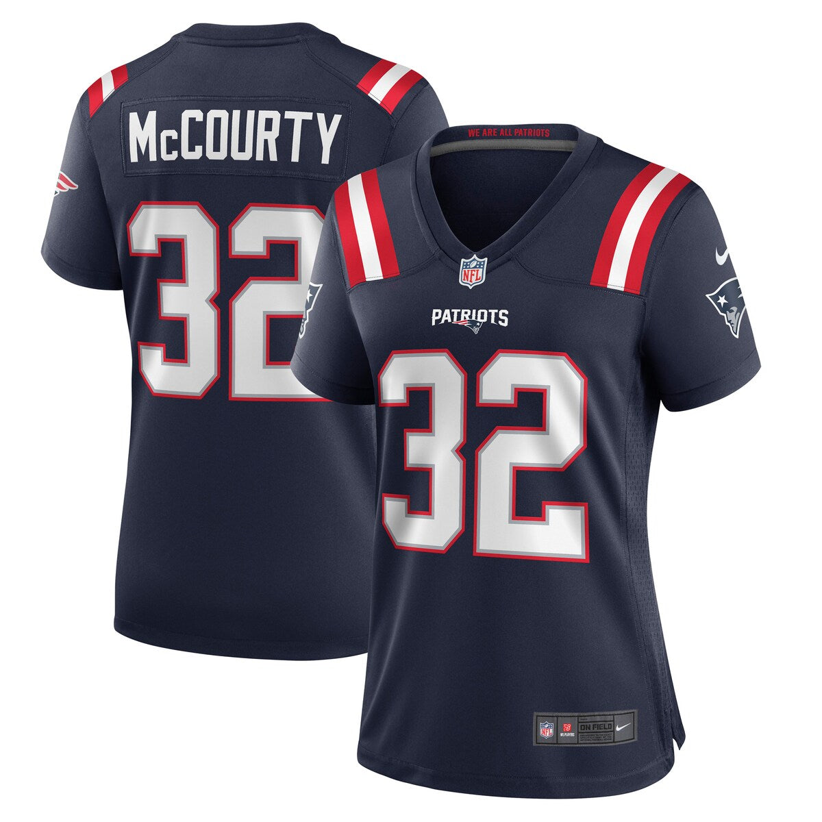 Devin Mccourty New England Patriots Nike Womens Game Jersey Navy