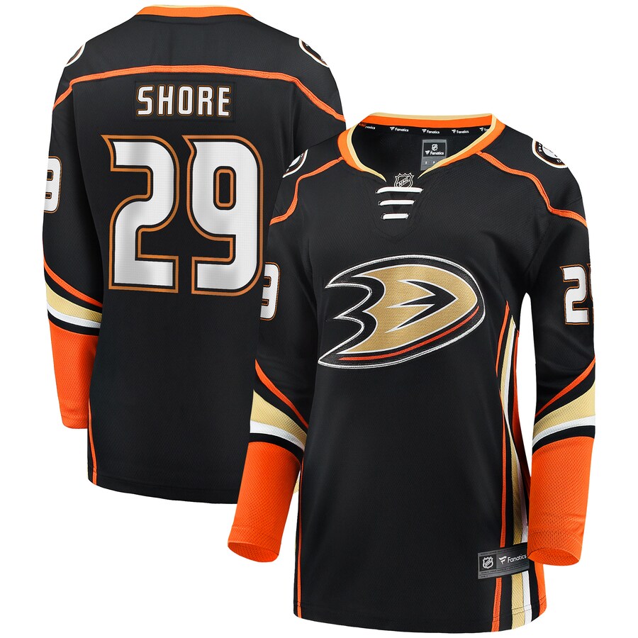 Devin Shore Anaheim Ducks Fanatics Branded Womens Home Breakaway Player Jersey Black
