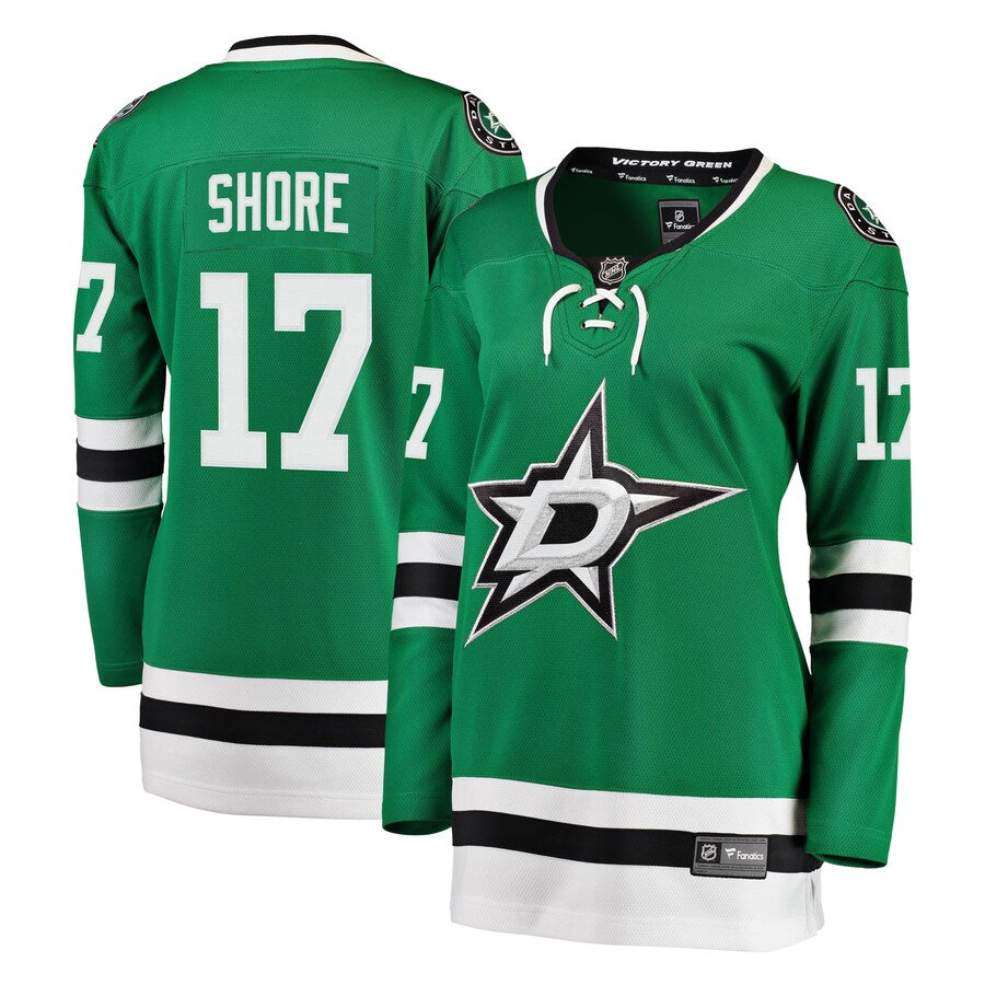 Devin Shore Dallas Stars Fanatics Branded Womens Breakaway Player Jersey Kelly Green