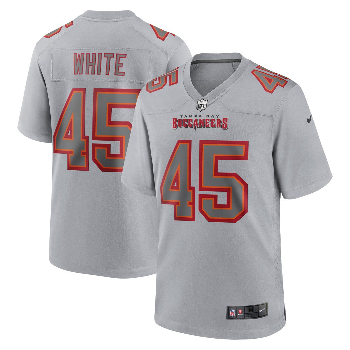Devin White Tampa Bay Buccaneers Nike Atmosphere Fashion Game Jersey Gray