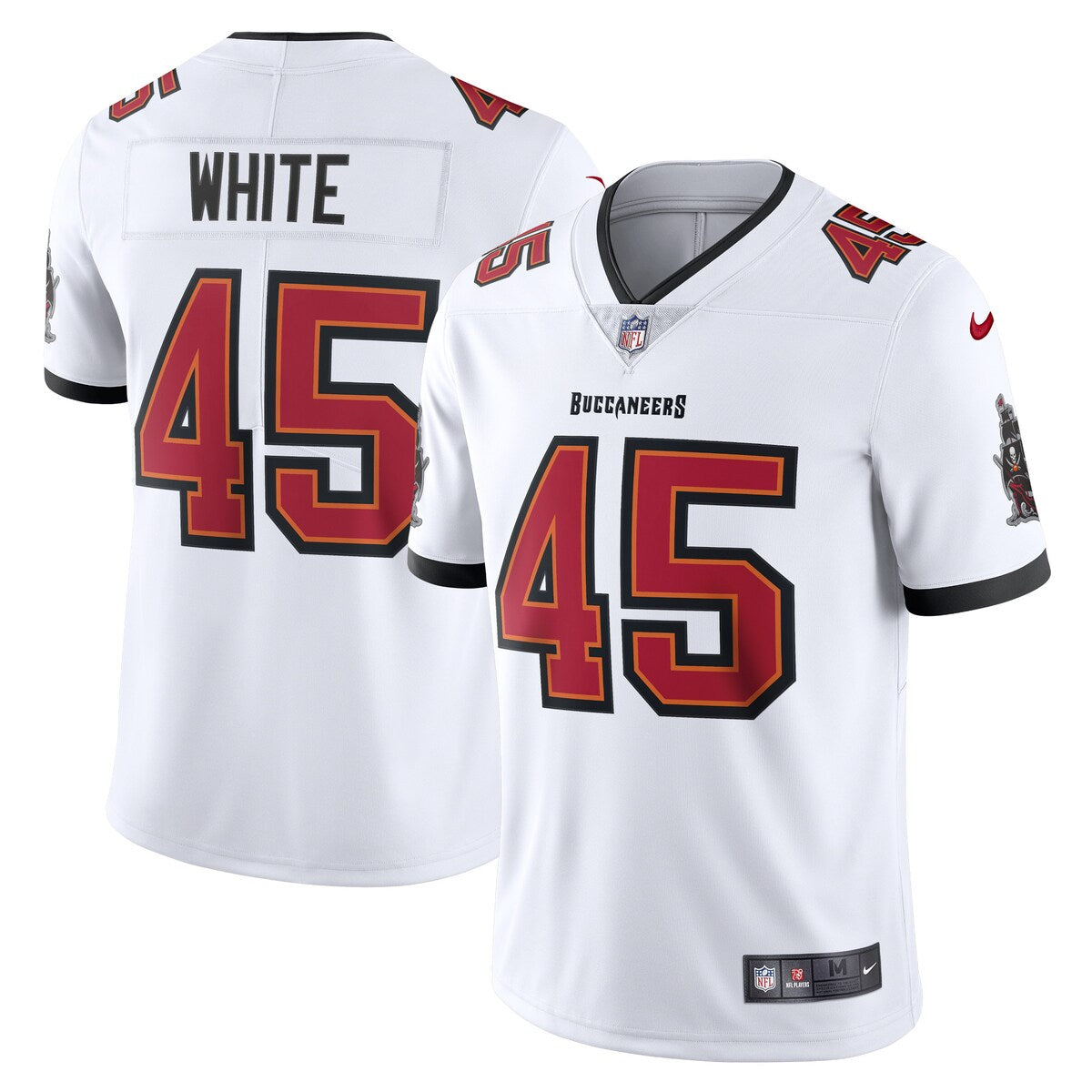 Devin White Tampa Bay Buccaneers Nike Vapor Limited Player Jersey White