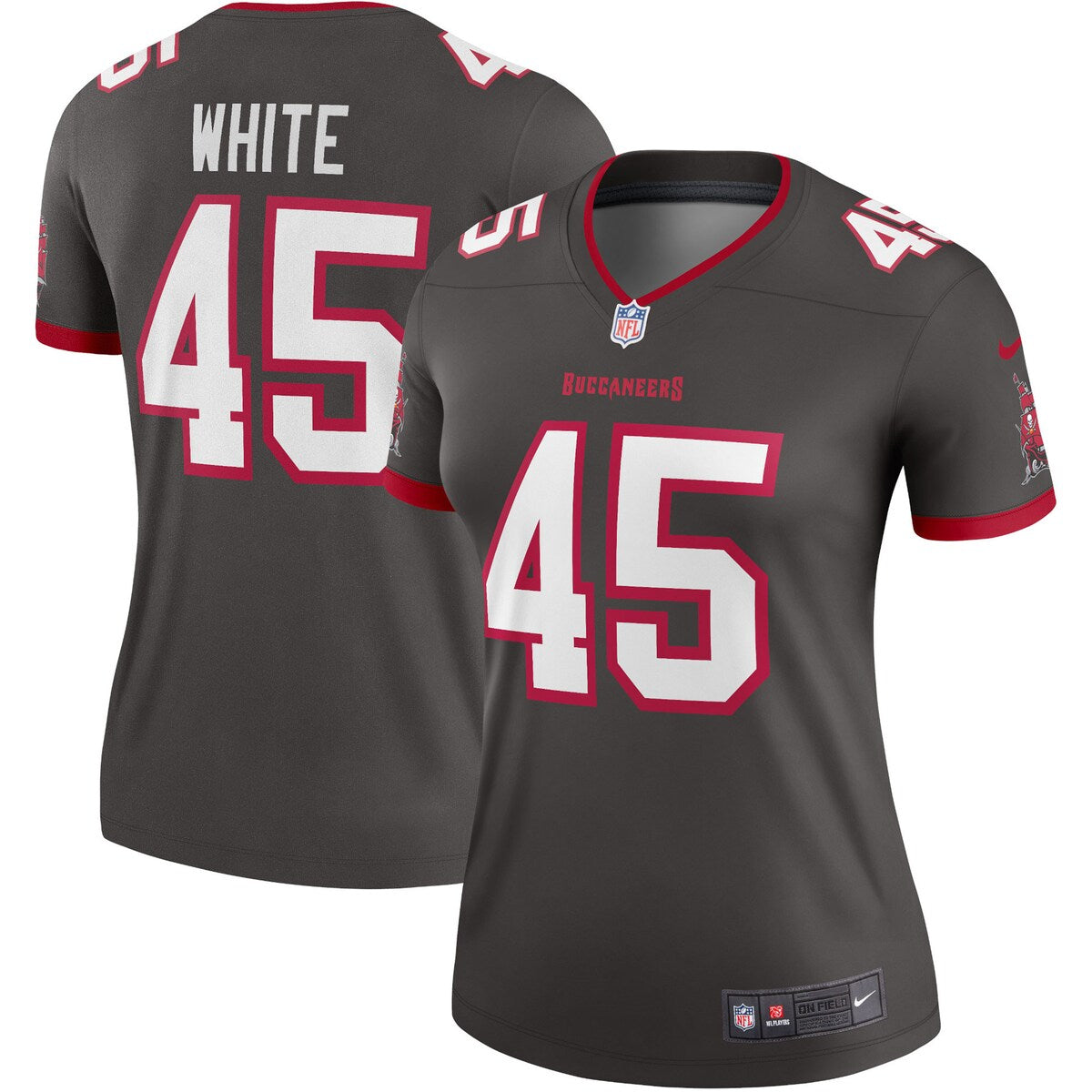 Devin White Tampa Bay Buccaneers Nike Womens Alternate Legend Jersey Pewter