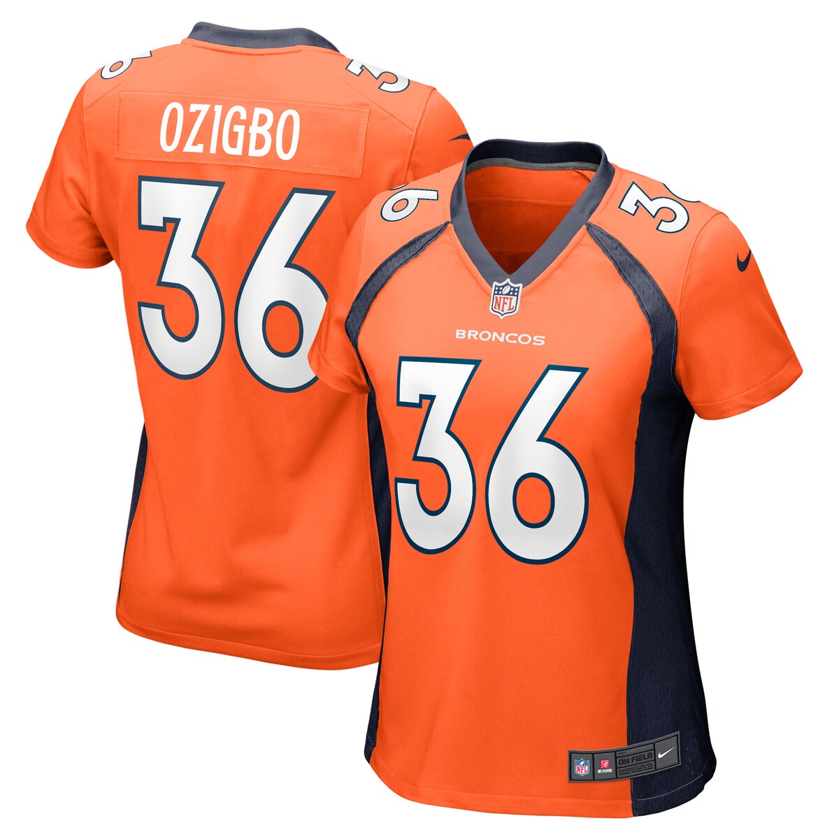 Devine Ozigbo Denver Broncos Nike Womens Game Player Jersey Orange