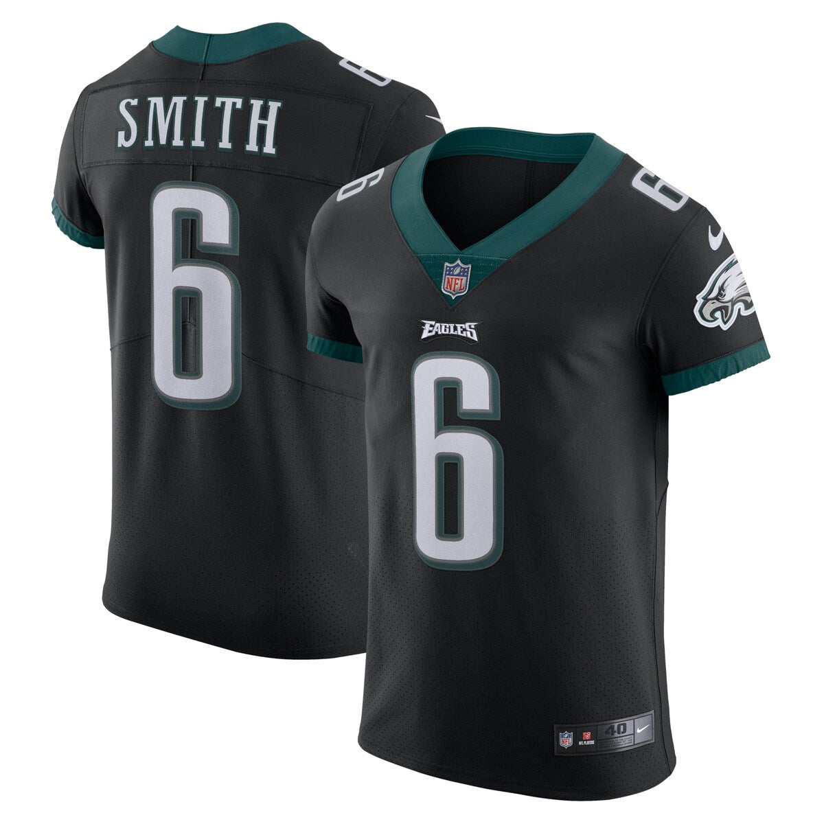 Devonta Smith Philadelphia Eagles Nike Vapor Elite Jersey Black