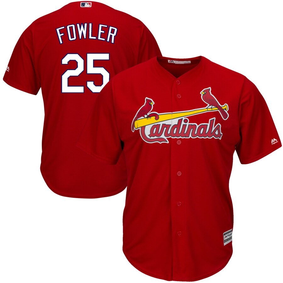 Dexter Fowler St Louis Cardinals Majestic Alternate Cool Base Jersey Red