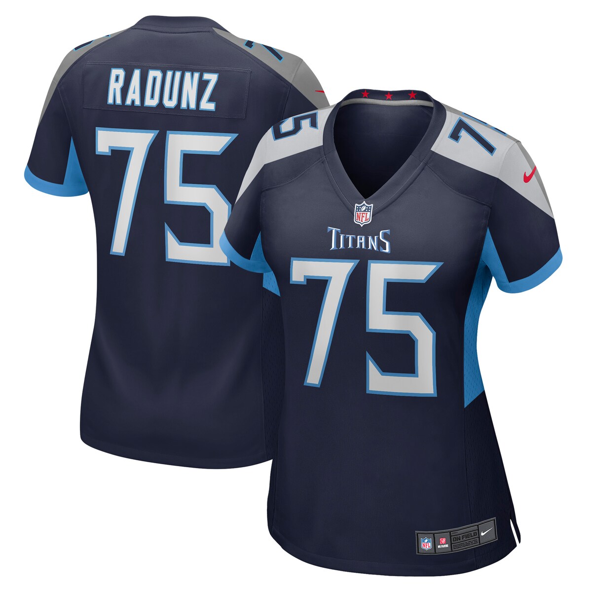 Dillon Radunz Tennessee Titans Nike Womens Game Jersey Navy