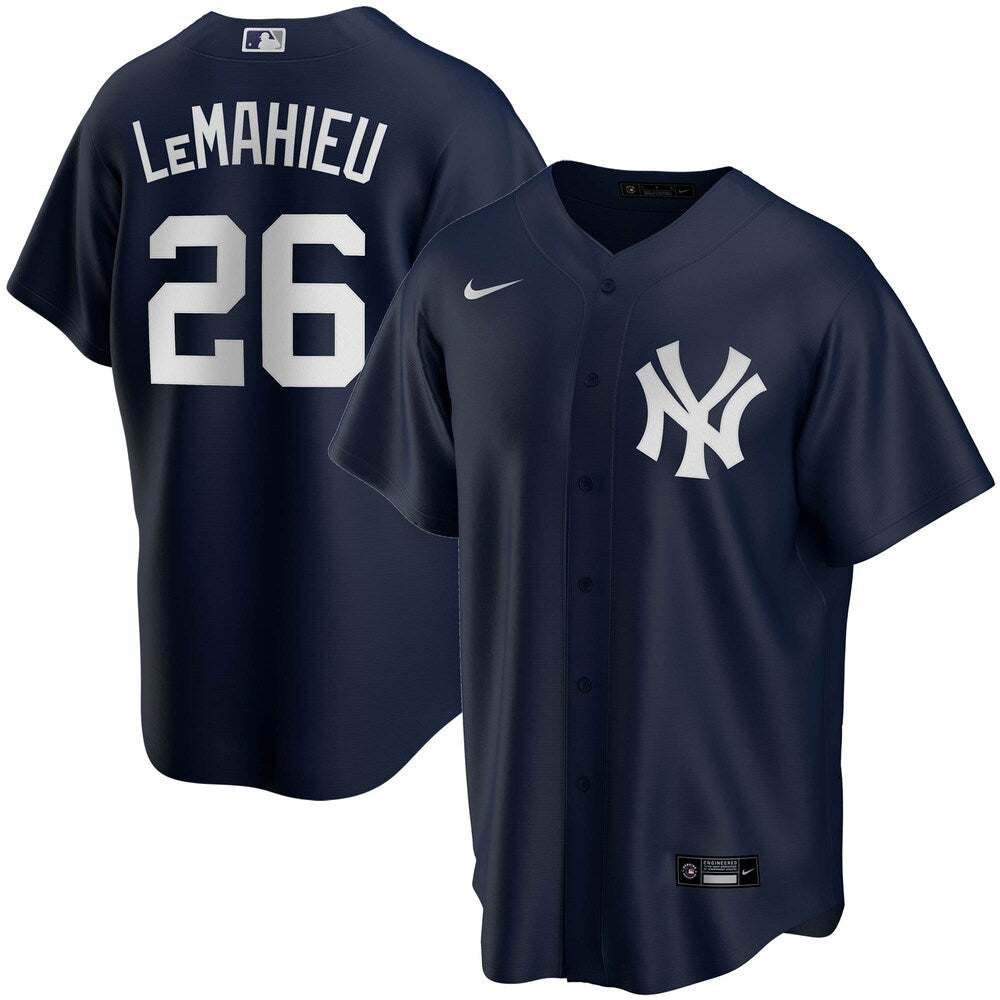 Dj Lemahieu New York Yankees Nike Alternate 2020 Player Jersey Navy