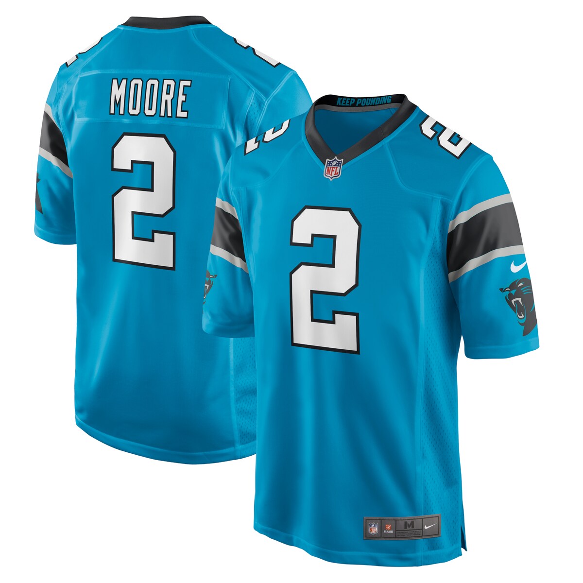 Dj Moore Carolina Panthers Nike Game Jersey Blue