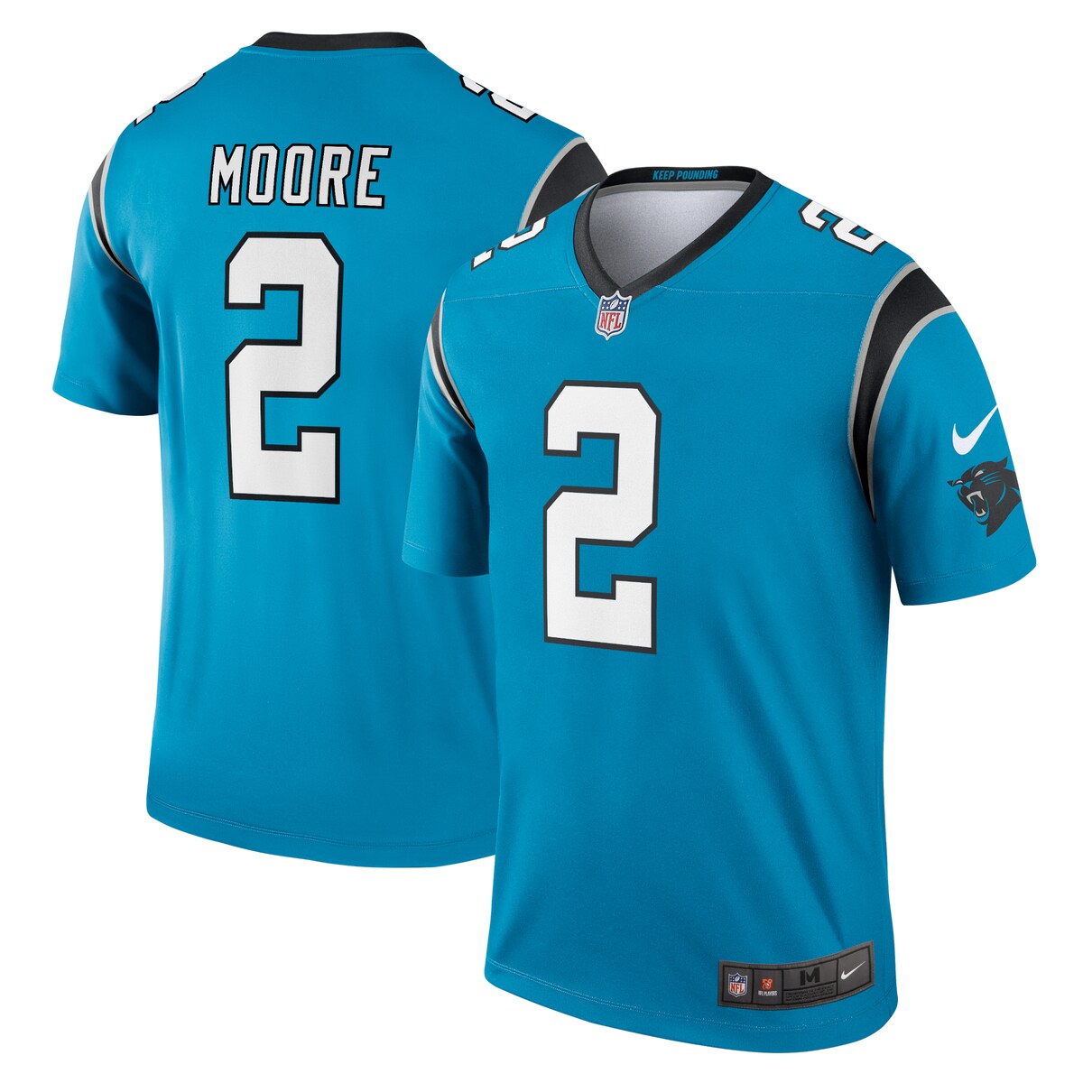 Dj Moore Carolina Panthers Nike Legend Jersey Blue