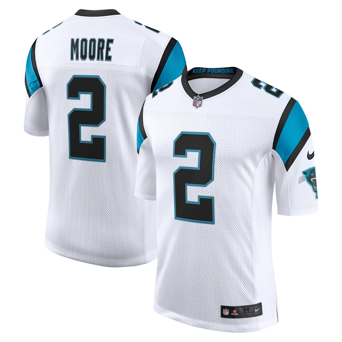 Dj Moore Carolina Panthers Nike Vapor Limited Jersey White