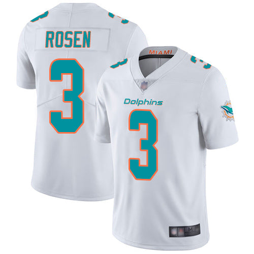 Dolphins 3 Josh Rosen White Mens Stitched Football Vapor Untouchable Limited Jersey