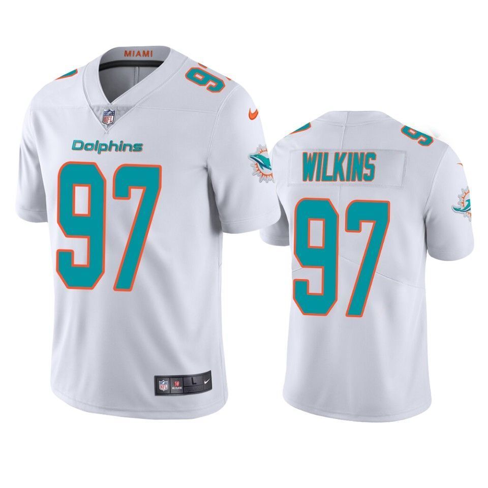 Dolphins Christian Wilkins 2019 Nfl Draft White Vapor Limited Jersey