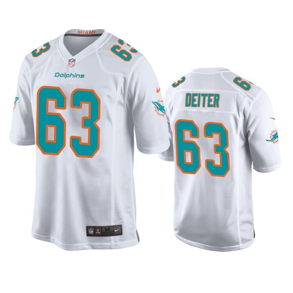 Dolphins Michael Deiter 2019 Nfl Draft White Game Jersey