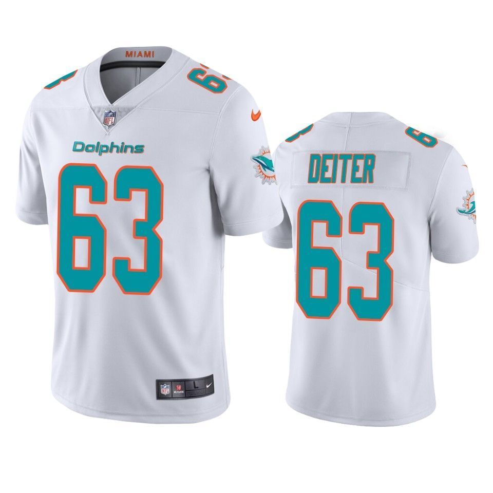 Dolphins Michael Deiter 2019 Nfl Draft White Vapor Limited Jersey
