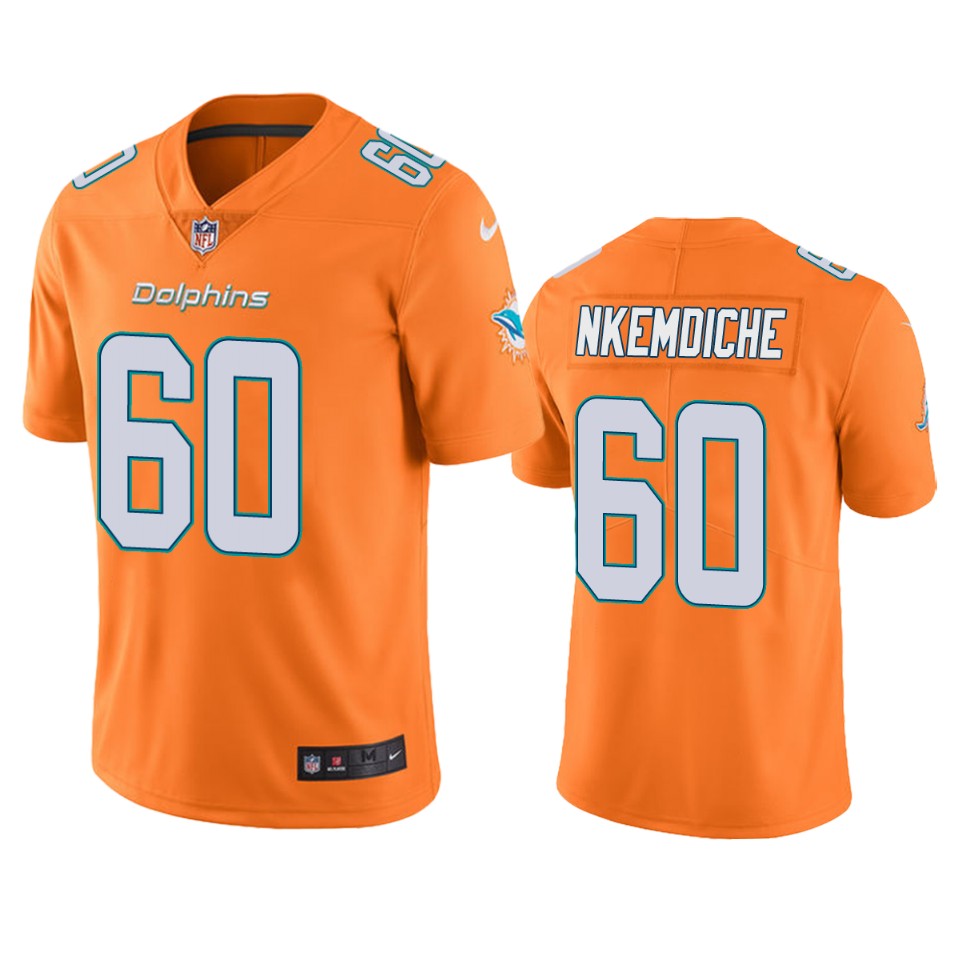 Dolphins Robert Nkemdiche Orange Color Rush Limited Jersey
