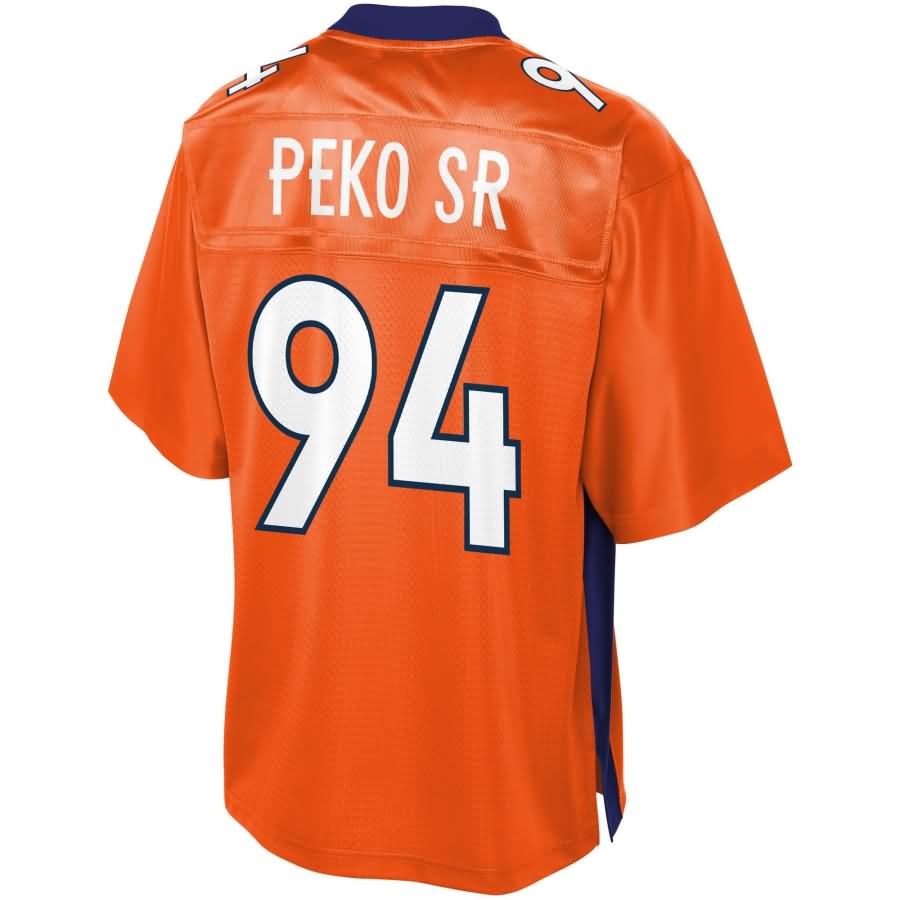 Domata Peko Denver Broncos Nfl Pro Line Team Color Player Jersey Orange