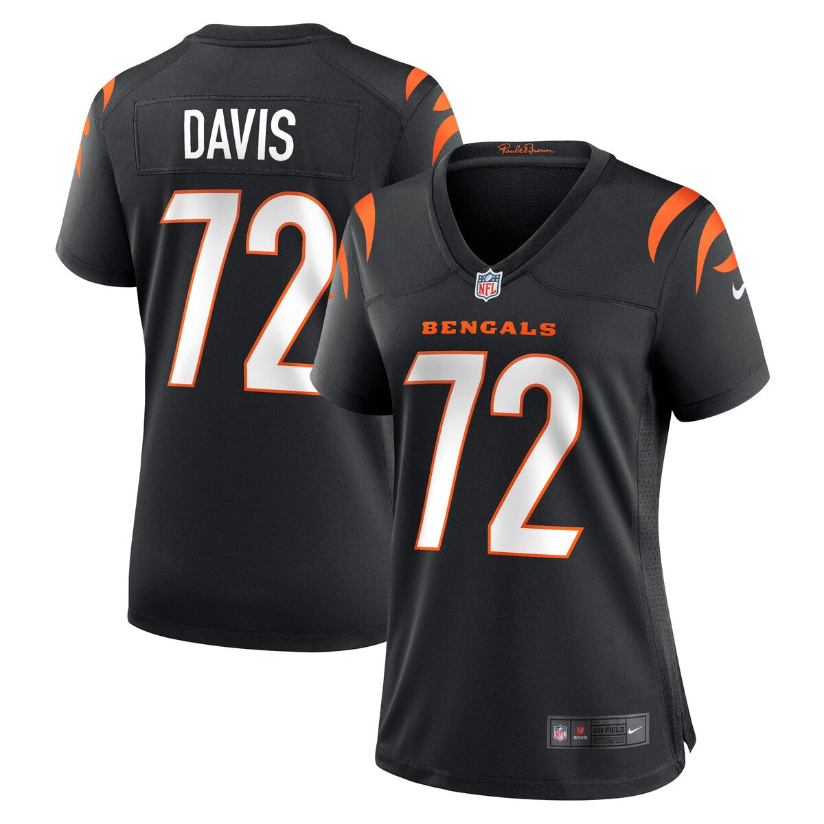 Domenique Davis Cincinnati Bengals Nike Womens Game Player Jersey Black
