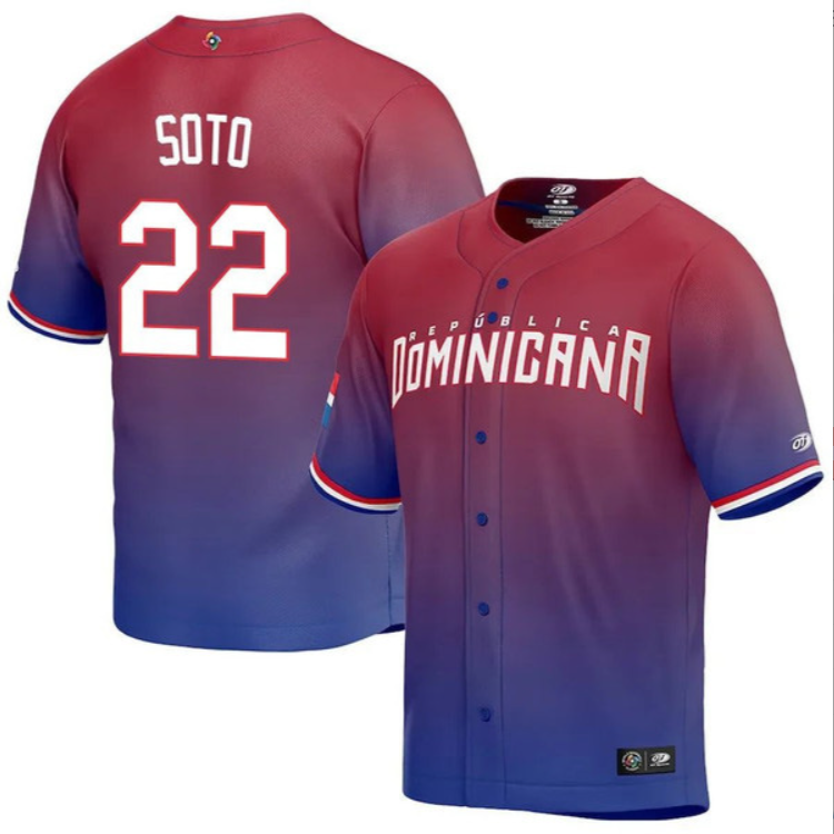 Dominican Baseball Juan Soto World Baseball Classic Jersey Red