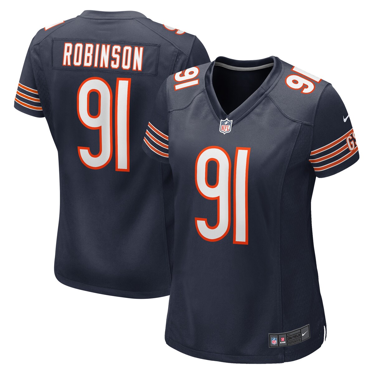 Dominique Robinson Chicago Bears Nike Womens Game Player Jersey Navy