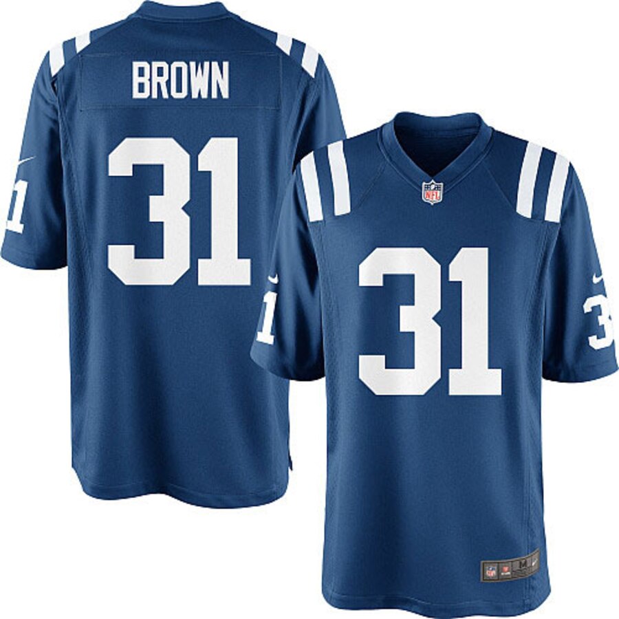 Donald Brown Indianapolis Colts Nike Youth Team Color Game Jersey Royal Blue