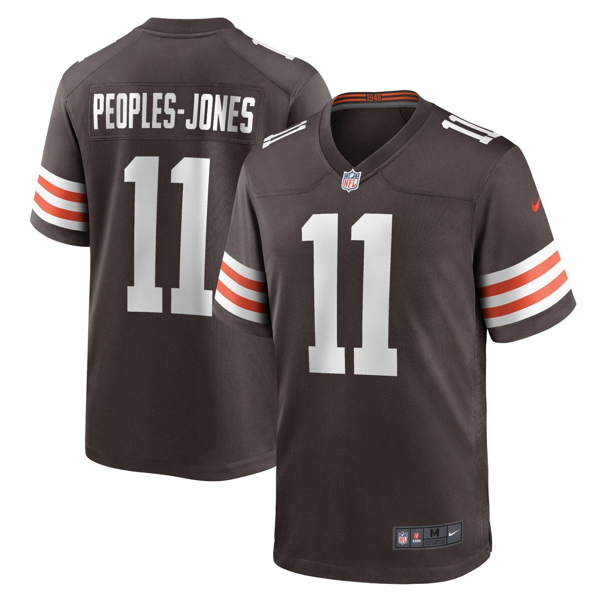 Donovan Peoples jones Cleveland Browns Nike Team Game Jersey Brown