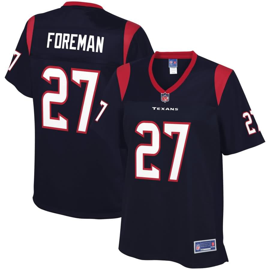 Donta Foreman Houston Texans Nfl Pro Line Womens Team Color Player Jersey Navy