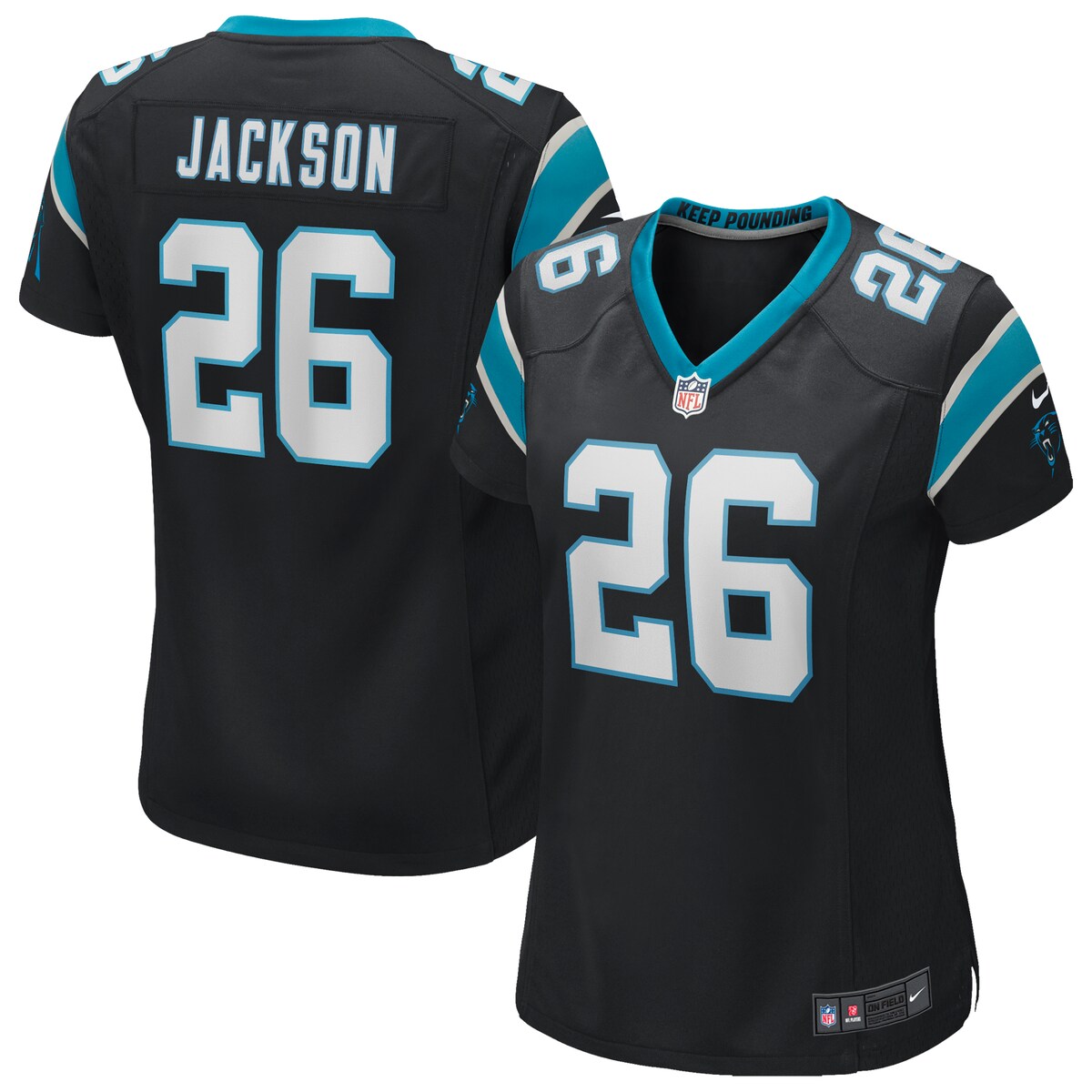 Donte Jackson Carolina Panthers Nike Womens Game Jersey Black