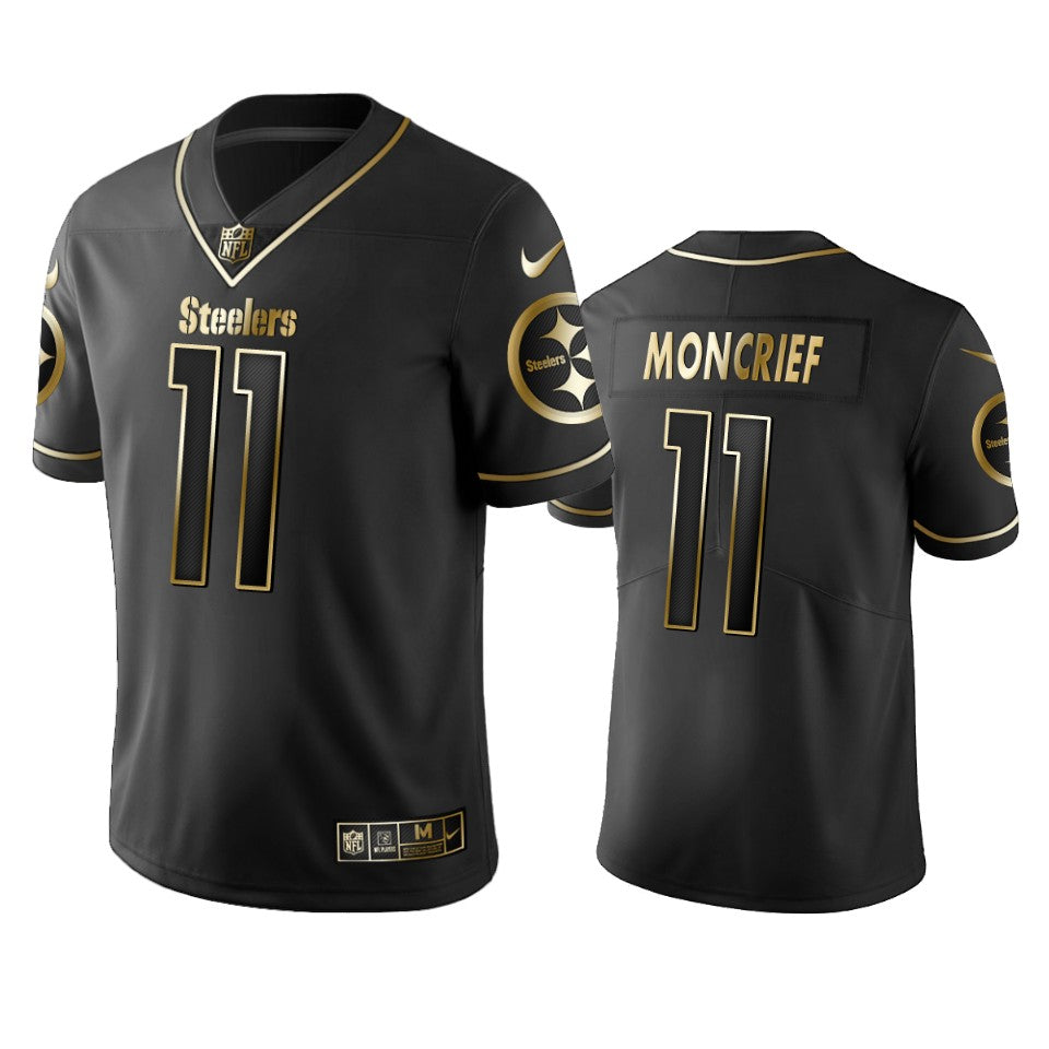 Donte Moncrief Steelers Black Golden Edition Jersey