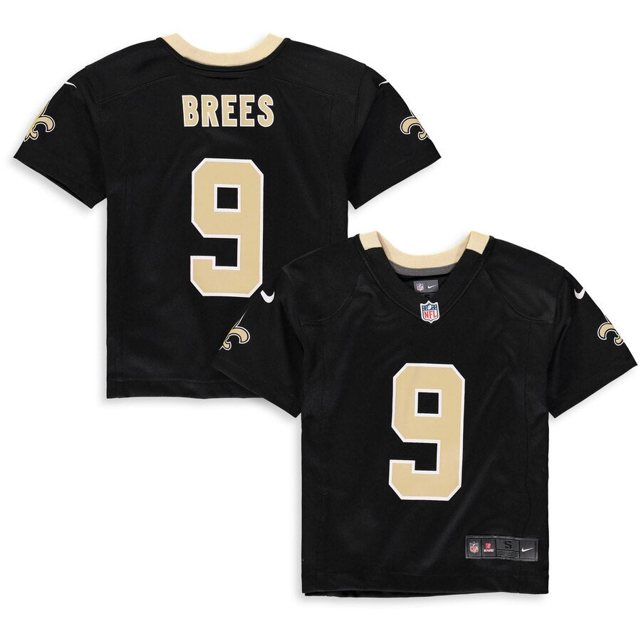 Drew Brees New Orleans Saints Nike Preschool Game Jersey Black