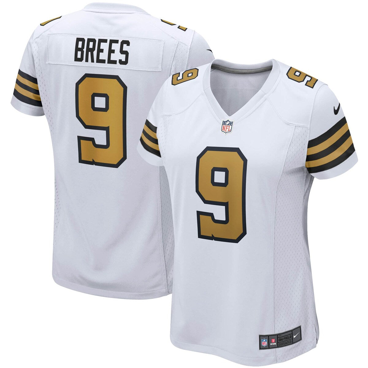 Drew Brees New Orleans Saints Nike Womens Alternate Game Jersey White
