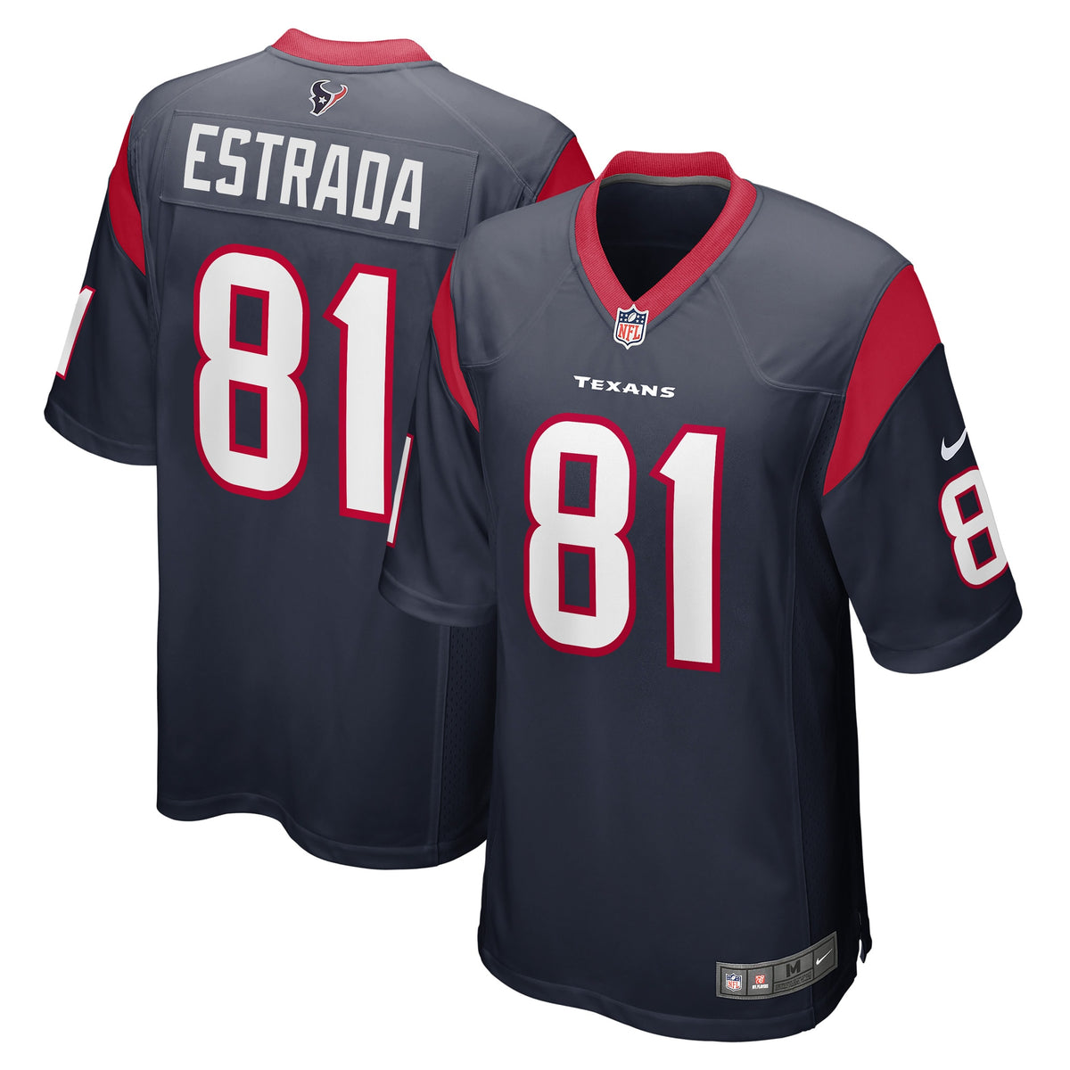 Drew Estrada Houston Texans Nike Game Player Jersey Navy