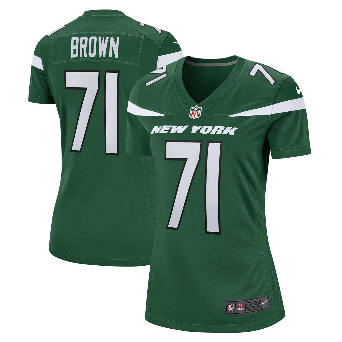 Duane Brown New York Jets Nike Womens Game Player Jersey Gotham Green