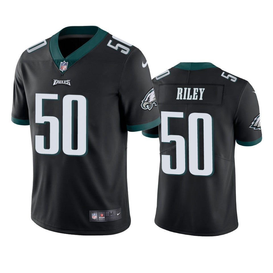 Duke Riley Philadelphia Eagles Black Vapor Limited Jersey