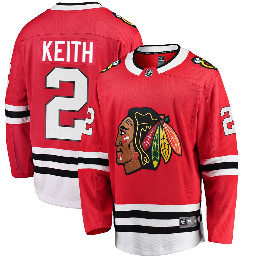 Duncan Keith Chicago Blackhawks Fanatics Branded Breakaway Player Jersey Red