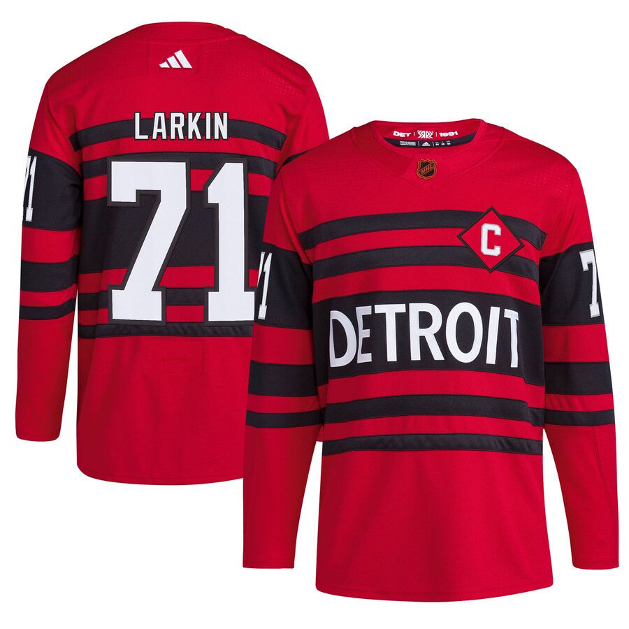 Dylan Larkin Detroit Red Wings Adidas Reverse Retro 20 Player Jersey Red