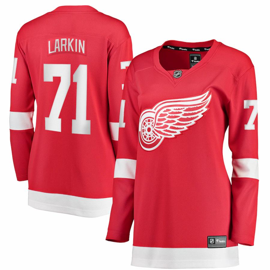 Dylan Larkin Detroit Red Wings Fanatics Branded Womens Home Breakaway Player Jersey Red