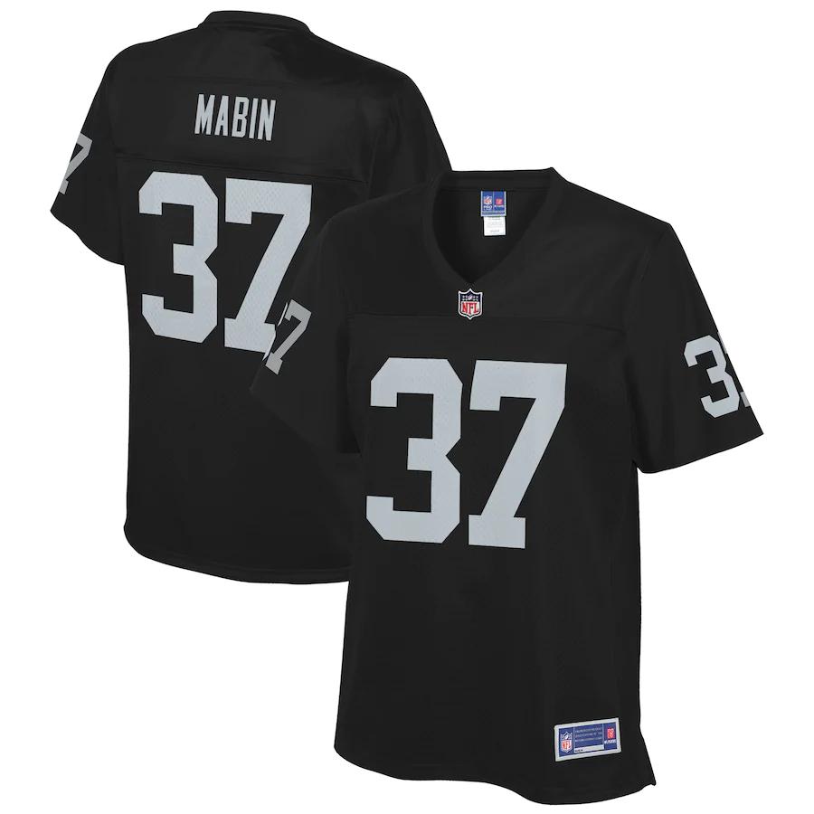 Dylan Mabin Las Vegas Raiders Nfl Pro Line Womens Team Player Jersey Black