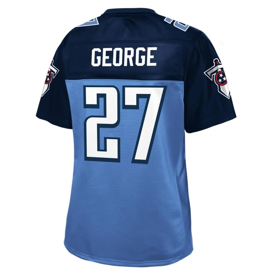 Eddie George Tennessee Titans Nfl Pro Line Womens Retired Player Jersey Navy