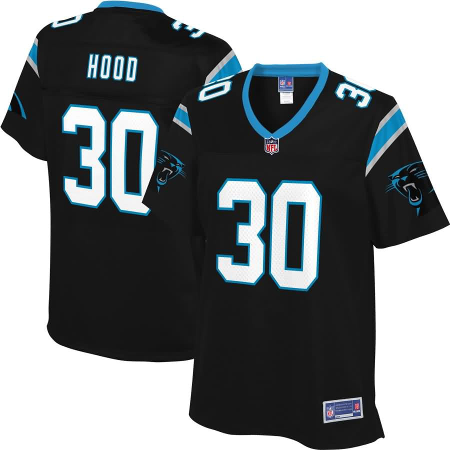 Elijah Hood Carolina Panthers Nfl Pro Line Womens Player Jersey Black