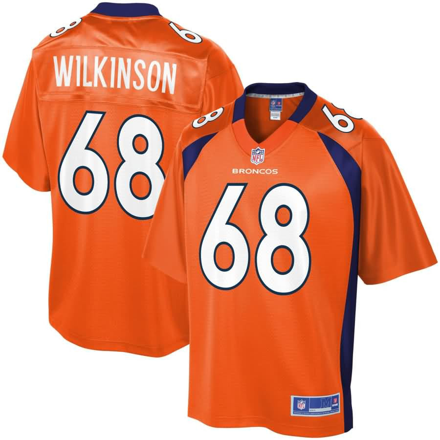 Elijah Wilkinson Denver Broncos Nfl Pro Line Team Color Player Jersey Orange