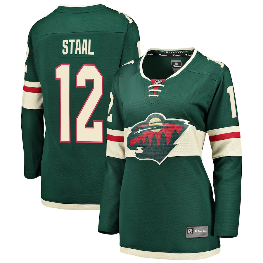 Eric Staal Minnesota Wild Fanatics Branded Womens Breakaway Player Jersey Green