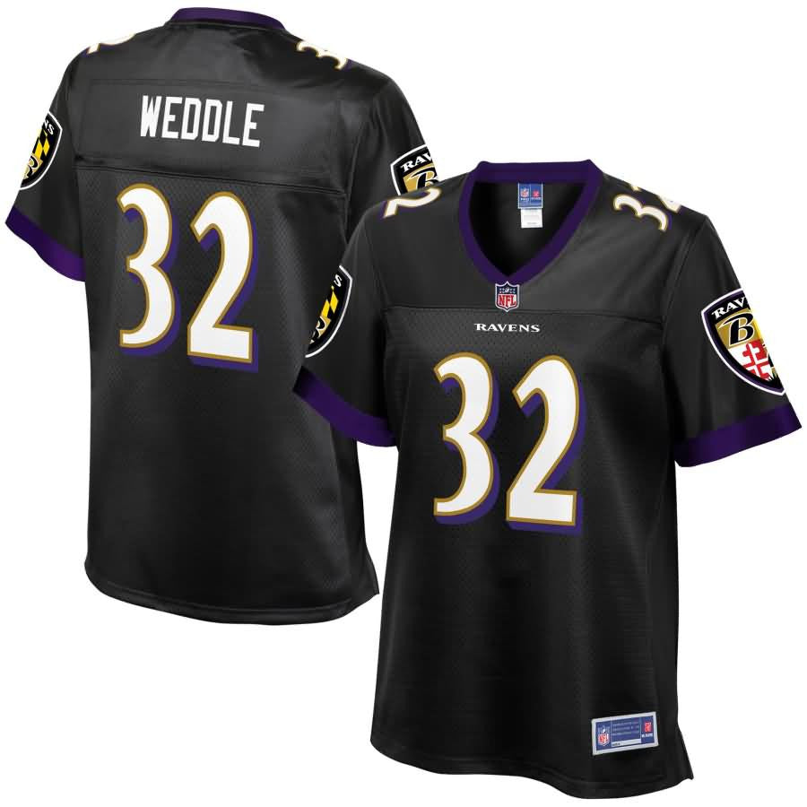 Eric Weddle Baltimore Ravens Nfl Pro Line Womens Alternate Player Jersey Black