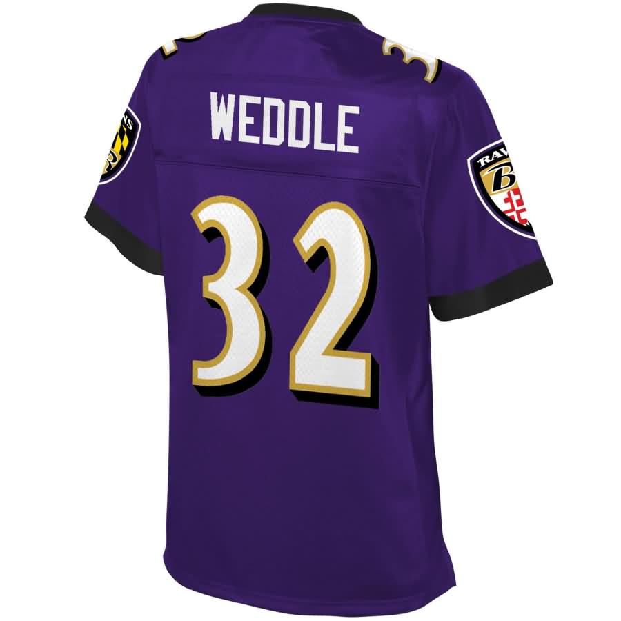 Eric Weddle Baltimore Ravens Nfl Pro Line Womens Player Jersey Purple