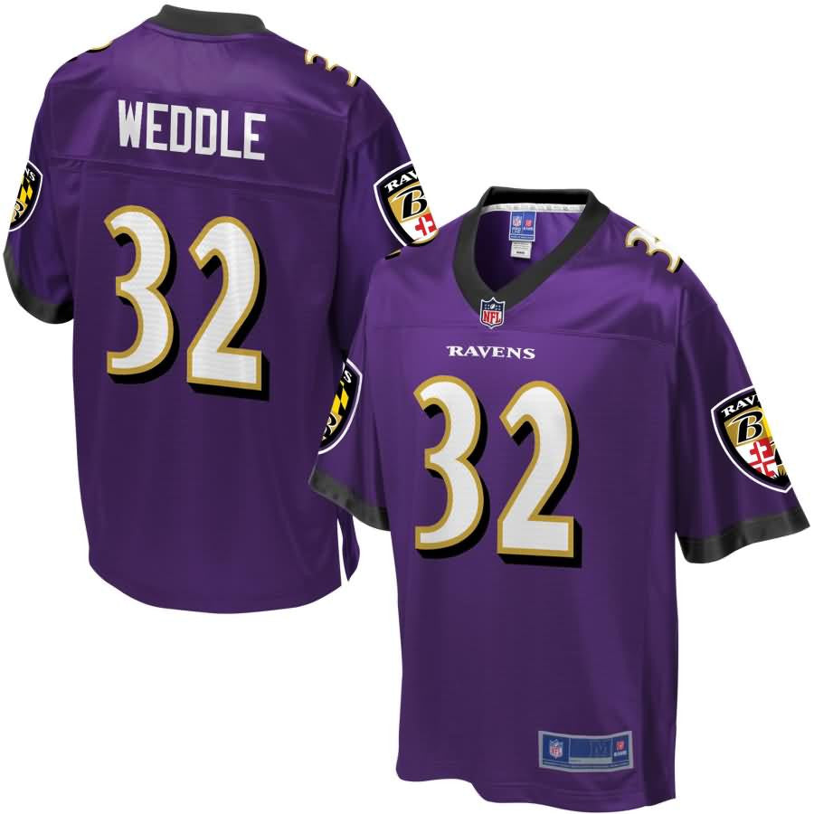 Eric Weddle Baltimore Ravens Nfl Pro Line Youth Player Jersey Purple