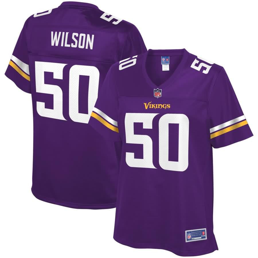 Eric Wilson Minnesota Vikings Nfl Pro Line Womens Team Color Jersey Purple
