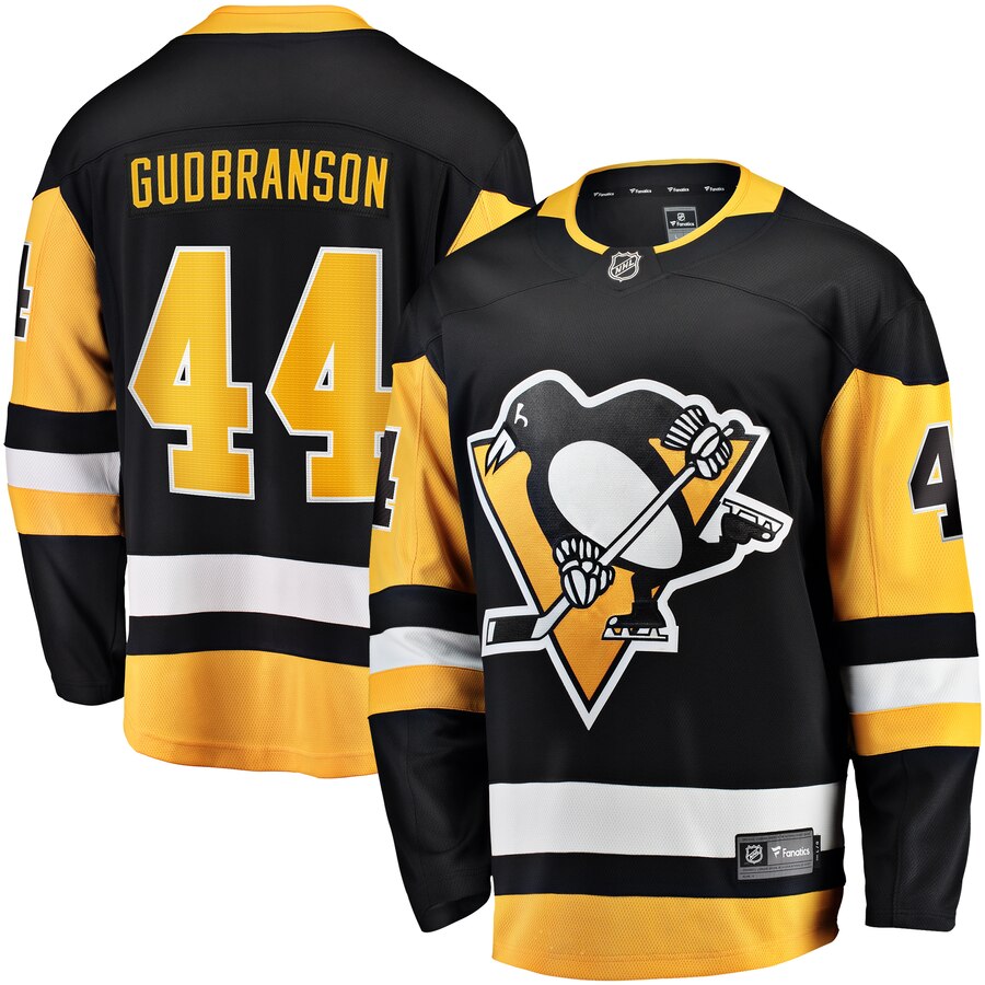 Erik Gudbranson Pittsburgh Penguins Fanatics Branded Home Breakaway Player Jersey Black
