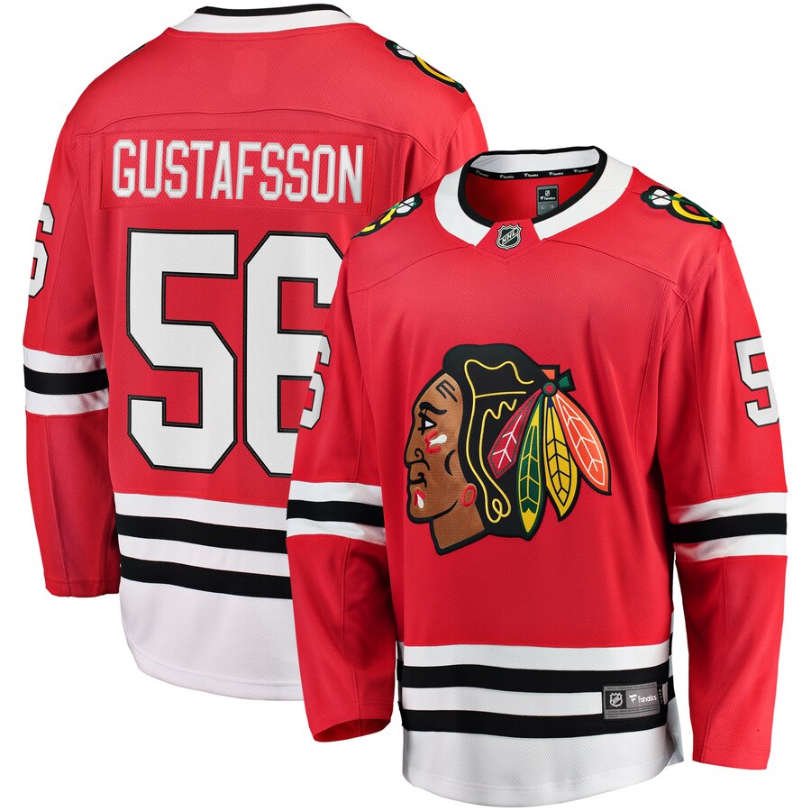 Erik Gustafsson Chicago Blackhawks Fanatics Branded Youth Breakaway Player Jersey Red