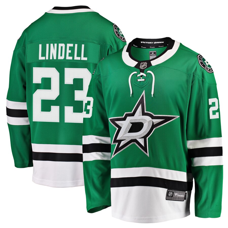 Esa Lindell Dallas Stars Fanatics Branded Breakaway Jersey Kelly Green