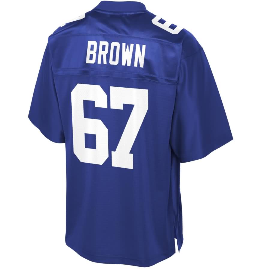 Evan Brown New York Giants Nfl Pro Line Player Jersey Royal
